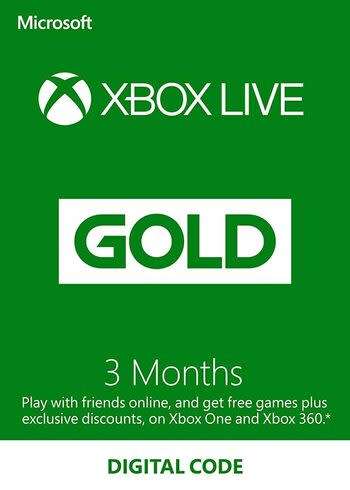 Xbox Live Gold 3 months Xbox Live Key GLOBAL