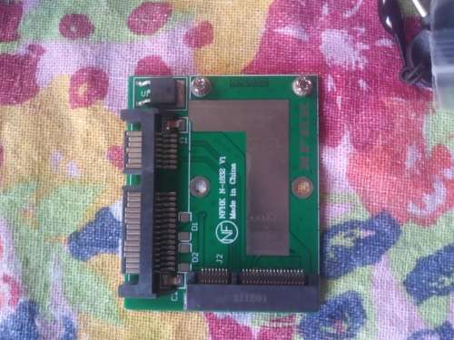 Msata to 2.5 laptop harddrive adapter