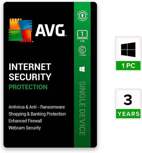 AVG Internet Security 1 User 3 Years AVG Key GLOBAL