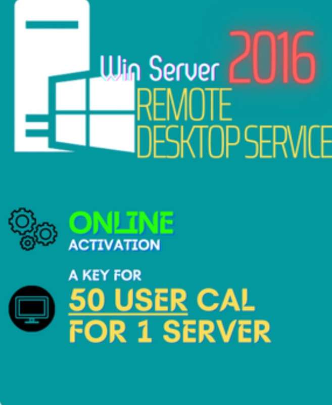 Windows Server 2016 :RDS: 50 User License