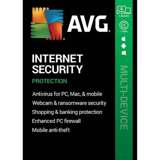 AVG Internet Security 5 Device 1 Year