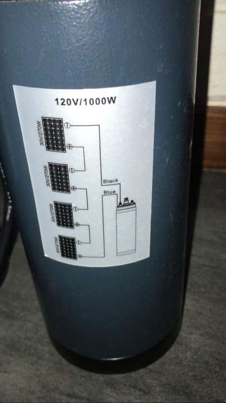 Solar Water Pump 120V/1000W:104M