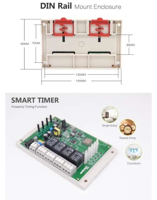 SONOFF® 4CH Pro R2 Module WiFi Switch