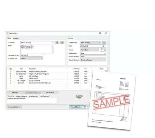 Express Accounts Accounting Software + key