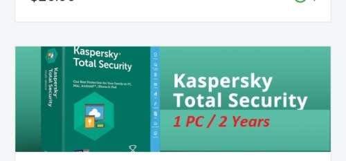 KASPERSKY TOTAL Security 2020 1 PC/2 Years