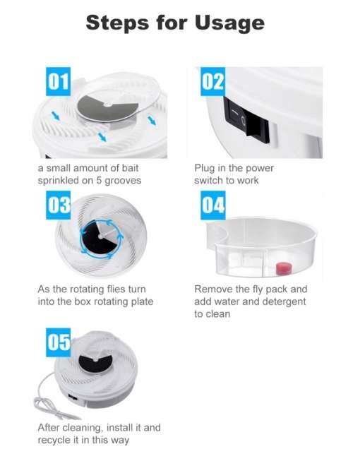Electric Fly Trap Device