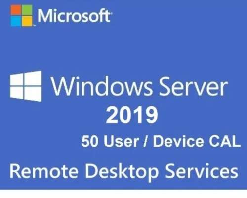 Win Server 2019 Remote Desktop Services/RDS 50 User CAL License