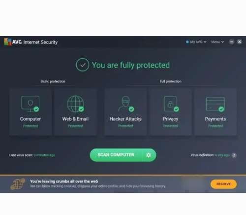 AVG Internet Security (2022) 10 Devices 2 Years AVG Key GLOBAL