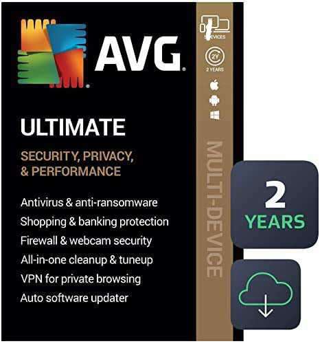 AVG Ultimate 2023 + Secure VPN - 1 Device 2 Years/ Key GLOBAL