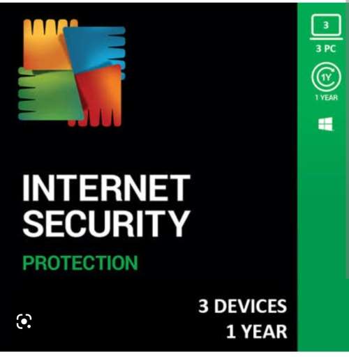 AVG Internet Security 3 User 1 Year PC Activation