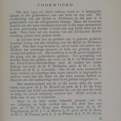 Die Geskiedenis van die Afrikaanse Bybelvertaling  (PJ Nienaber)