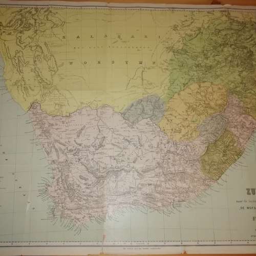Africana Map of Zuid-Afrika