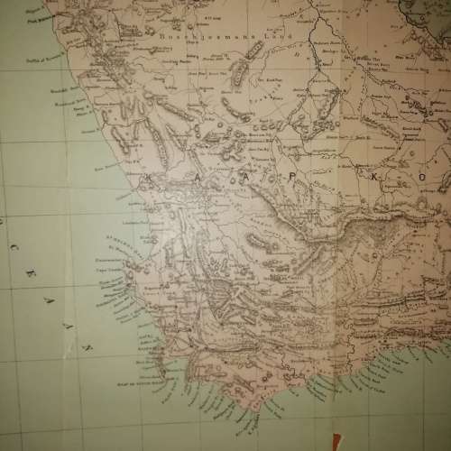 Africana Map of Zuid-Afrika