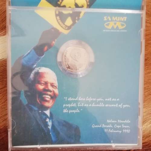 Mandela R5 proof coin-2000