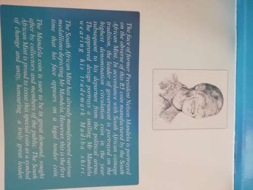 Mandela R5 proof coin-2000