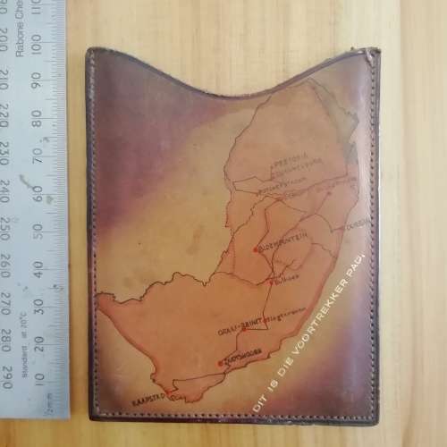 Africana - leather folder/1938 Groot Trek Herdenking.
