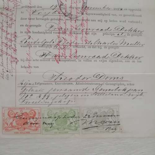 Africana - Stellaland Acte van Transport.