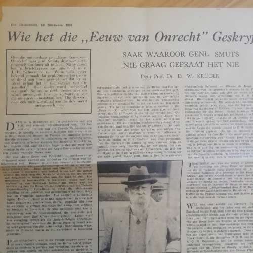 Rare Africana - Eene Eeuw van Onrecht