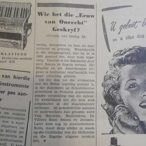 Rare Africana - Eene Eeuw van Onrecht