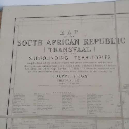 Africana - Map of the ZAR and surrounding territories