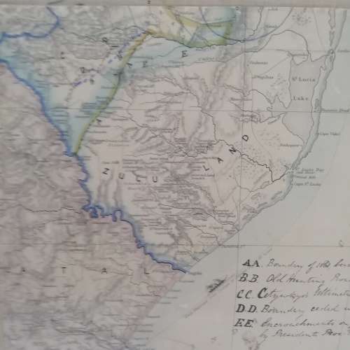 Africana - Map of the ZAR and surrounding territories