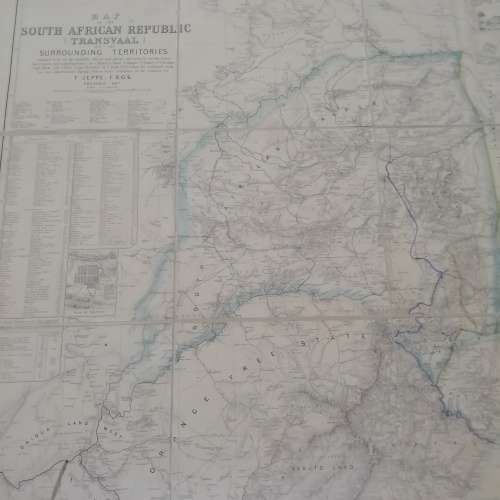 Africana - Map of the ZAR and surrounding territories