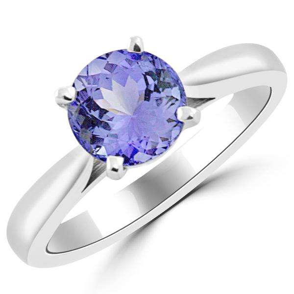 STUNNING 14K SOLID GOLD GENUINE TANZANITE RING ! 0.65CTS VALUE : R13 250.00