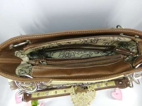 American Style studded leather handbag
