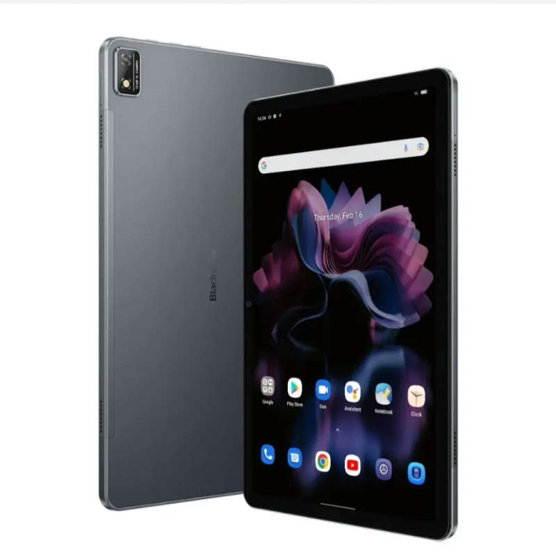 Blackview Tab 16 Android 12, 8GB, 256GB Tablet with Flip Cover & Stylus Pen - Grey