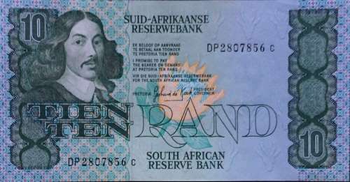 R10 SA BANKNOTE (G P C  DE KOCK) UNCIRCULATED