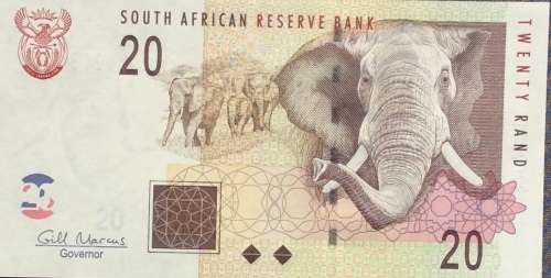 R20 SA BANKNOTE (GILL MARCUS) UNCIRCULATED