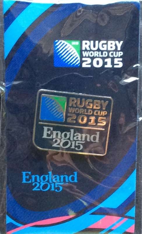 WORLD CUP RUGBY PIN BADGE (ENGLAND 2015)