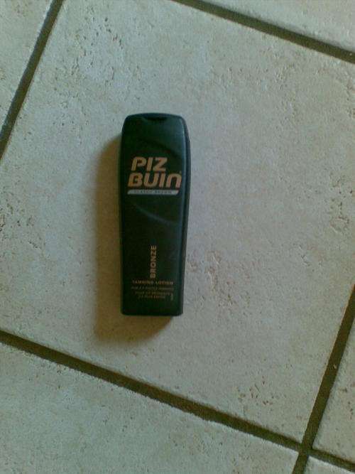 Piz Buin tanning lotion