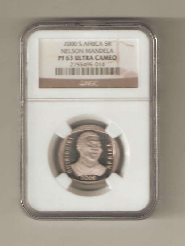2000 MANDELA 5R PF63 ULTRA CAMEO @ R1 START