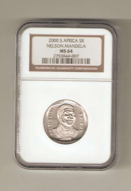 2000 MANDELA 5R NGC MS 64 @ R1 START