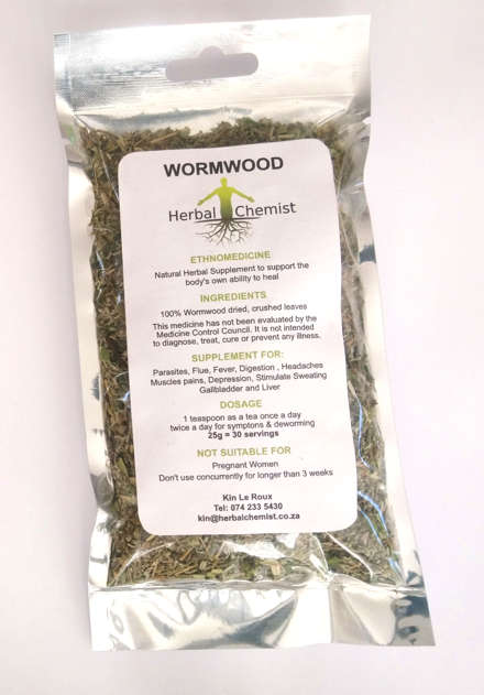 African Wormwood Artimesia Afra (Lengana) Dried Herb 45g