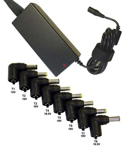 UNIVERSAL LAPTOP CHARGER with additional Dell plug and protection