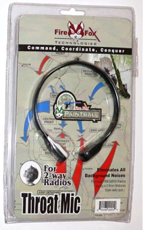 Fire Fox Technologies - Throat Mic Microphones for paintball play and other sport