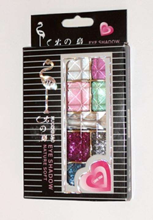Eye shadow for night time include glitter colours