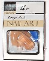 1 pack Nail tips (10) DIY kit + nail art stickers sheet DIY KIT - all you nead to create great nails