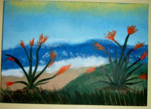 ACRYLIC ON BOARD SIZE 420X300MM.