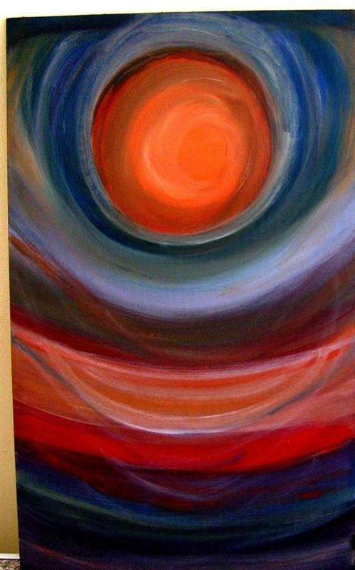 Acrylic on prepared board - size 570x3600MM.