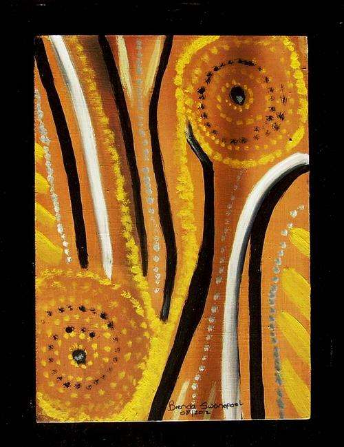 Acrylic on  board   - size 30X22CM.