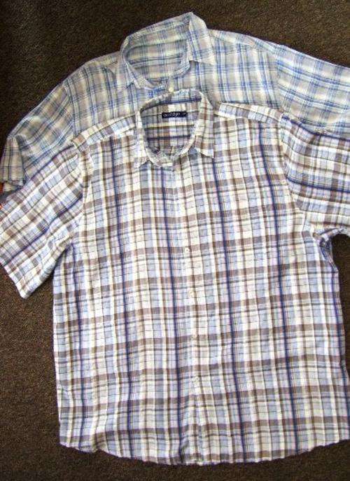 MEN SHIRTS 2 STILL IN GOOD CONDITION. XXL.