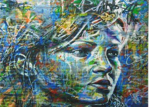 INK  ON MEDIA PAPER,,  SIZE 270X190MM