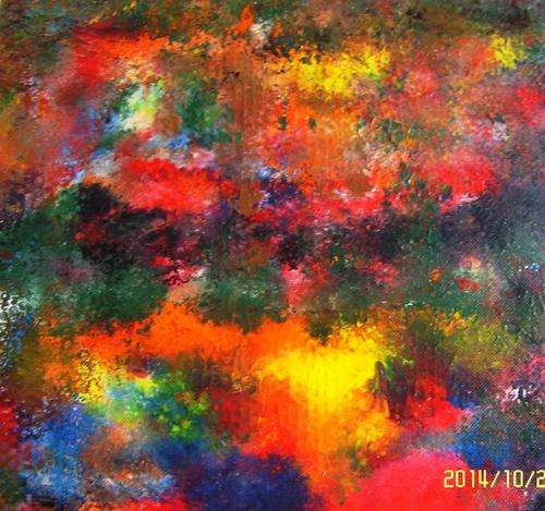 Hand painted by Brenda Swanepoel  600x610 mm