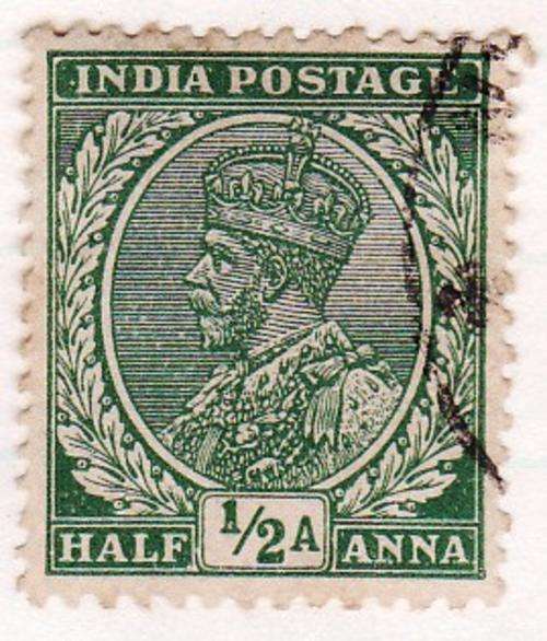 INDIA POSTAGE HALF ANNA