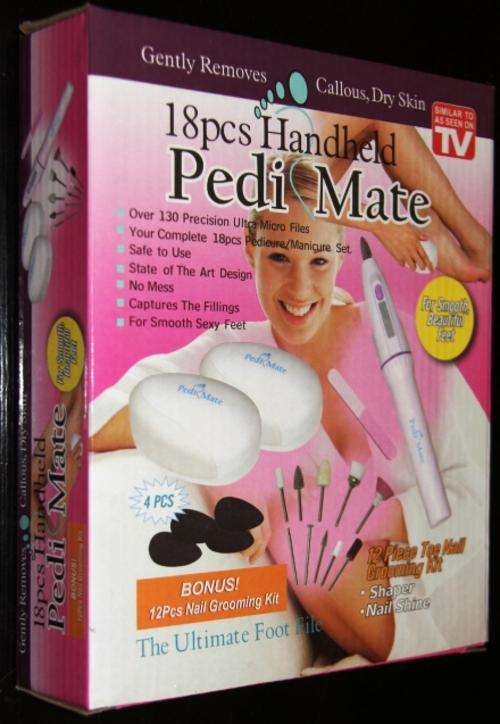 18pcs HANDHELD PEDI MATE