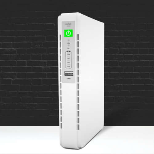 Mini DC UPS 9800mAh - Use with your Modem, Router, Fibre & Powerbank to charge your phones