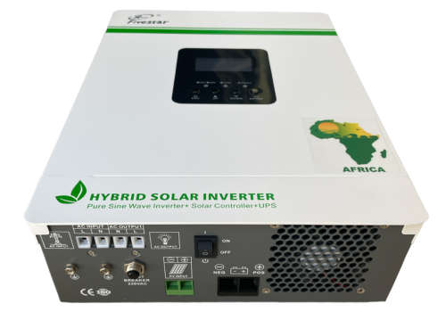 Hybrid Inverter 1.2 KVA 1000 Watts 12V [ Takes 1 12V Gel or Lithium Battery ] Solar Controller & UPS